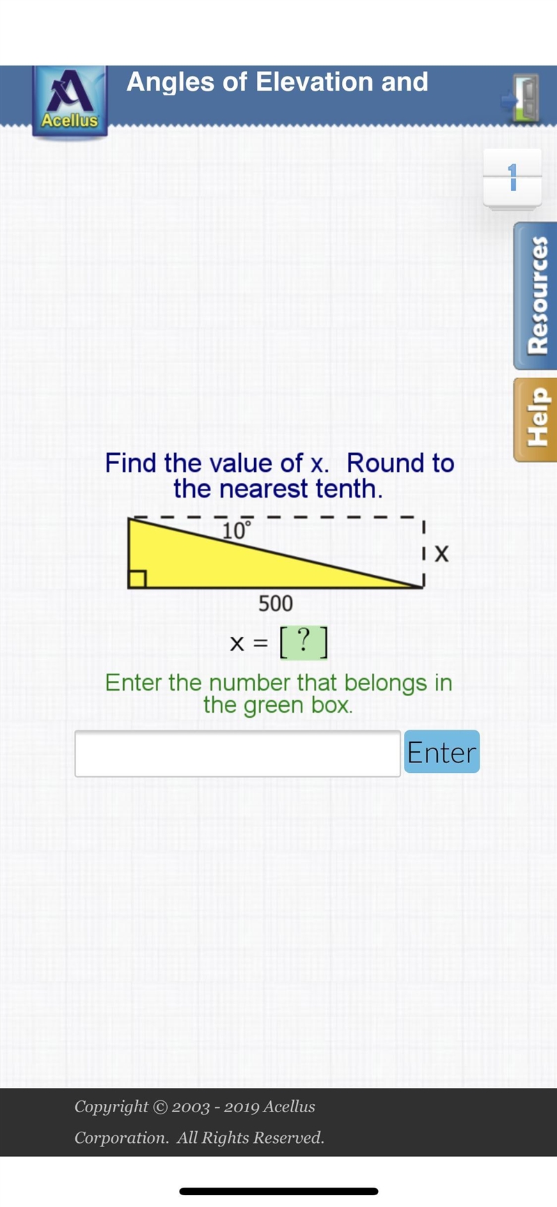 Find the value of x rounded to the nearest tenth.-example-1