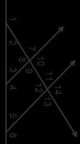 In the diagram, how many pairs of vertical angles are shown? ​-example-1