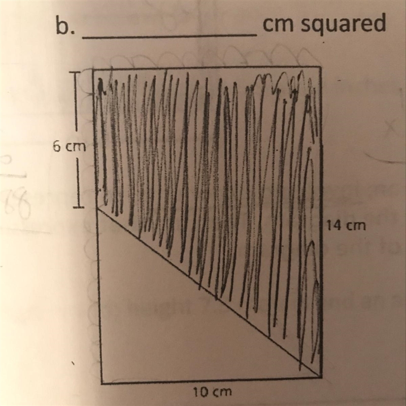 What is the area of the shaded region in the shape? PLEASE HELP!!-example-1