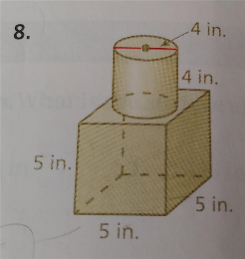 Find the surface area for the composite solid, round your answer to the nearest tenth-example-1