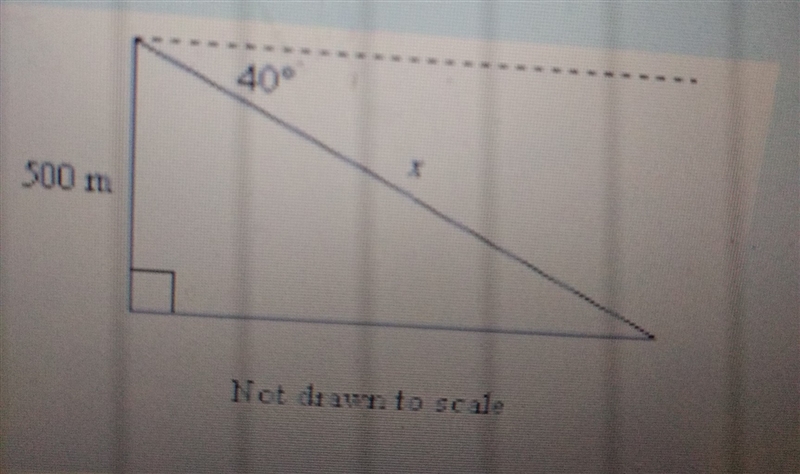 Find the value of x. round the length to the nearest tenth-example-1