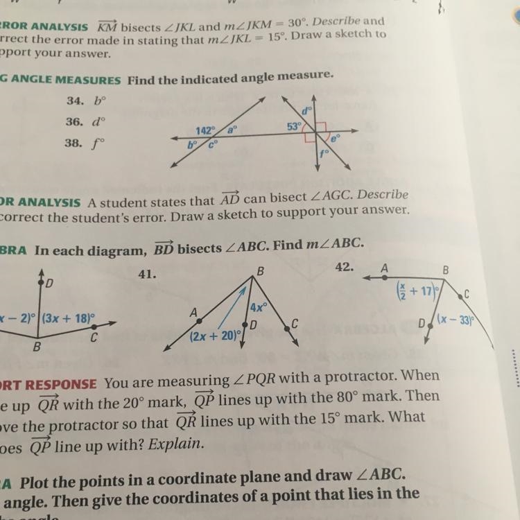 I need help on number 42 specifically. id appreciate it ! :)-example-1