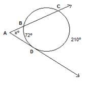 Find X. A.124 B.138 C.282 D.69-example-1