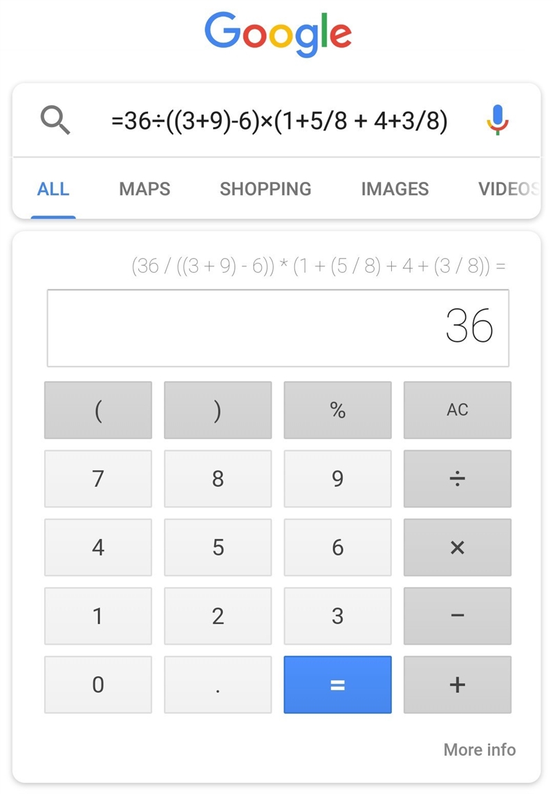 What is the answer for this simplify the expresion 36÷[(3+9)-6]×(1 5/8 + 4 3/8)-example-1