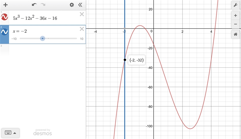 Divide the following polynomial using synthetic division, then place the answer in-example-2