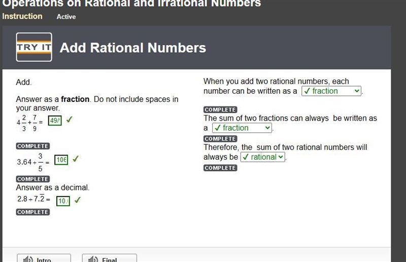 What is the answer of 2.8 plus 7.2-example-1