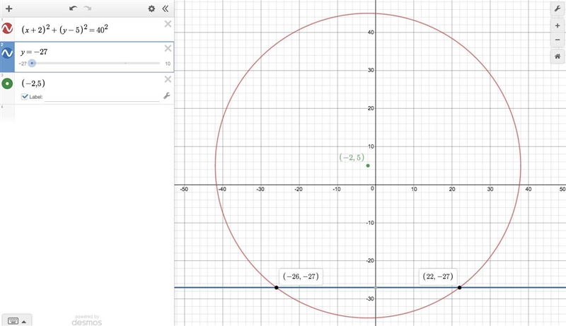 If P=(-2,5) and (x,-27), find all numbers x such that the vector represented by PQ-example-1