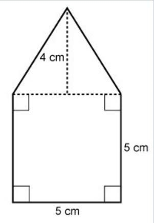 What is the area of this figure? Enter your answer in the box. ___cm² A square with-example-1