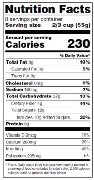 The revised Daily Value for calcium is 1,300 mg per day. How many servings of this-example-1