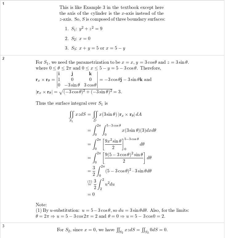 Evaluate the surface integral. Sxz dSS is the boundary of the region enclosed by the-example-1