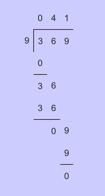 What 9 divide by 369 long dovison-example-1