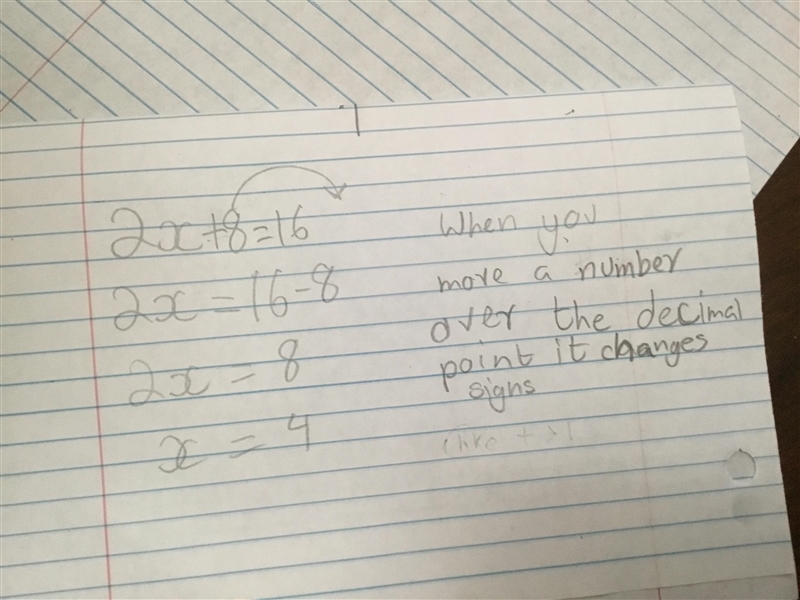 2x+8=16 //solving tow-step equations// show work pls <33-example-1