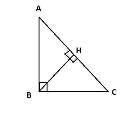 In triangle △ABC, ∠ABC=90°, BH is an altitude. Find the missing lengths. AH=HC+2 and-example-1