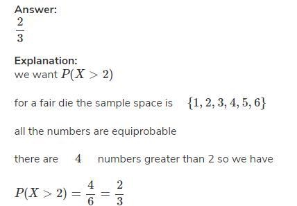 You roll a fair six sided die what is P-example-1