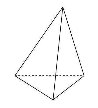 If a solid consists of three lateral faces and a base that are congruent isosceles-example-1