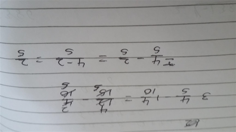 3 4/5- 1 4/10 = to what?-example-1