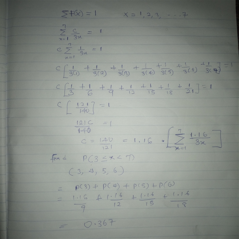 Let X be the random variable whose probability mass function is the following: f(x-example-1