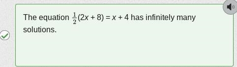 TTM! 10 POINTS! Consider the equation 12 1 2 (2x + 8) = x + 4. The picture shows the-example-1