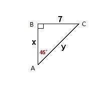 Find x. x = 7 7√2 √(14)-example-1