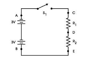 You're using your meter to make voltage measurements in the circuit shown in the figure-example-1