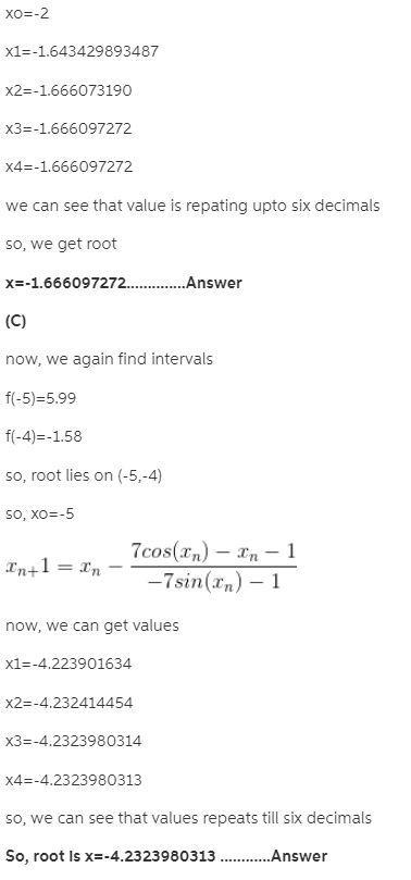 Use Newton's method to find all roots of the equation correct to six decimal places-example-3