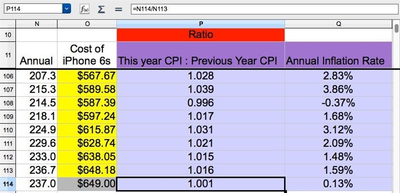 Excel - Using the charts below how would I create an equation to calculate the cost-example-1