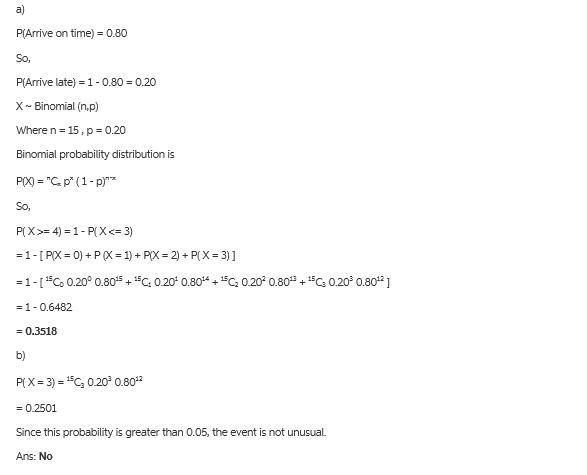 (1 point) The rates of on-time flights for commercial jets are continuously tracked-example-1