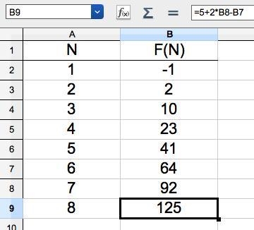 Consider the following sequence. -1,2,10,23,41... complete the table table below for-example-1