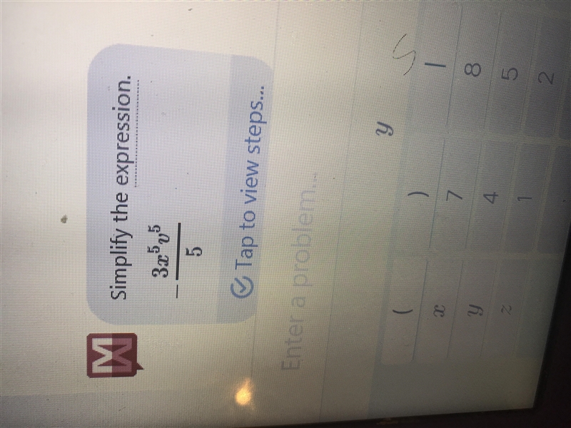 Find the simplified product. 2V5x^3(-3/10x^2)-example-1