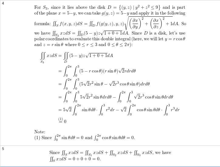 Evaluate the surface integral. Sxz dSS is the boundary of the region enclosed by the-example-2