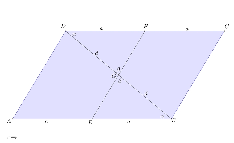 PLEASE HELP ME In parallelogram ABCD, E is the midpoint of AB and F is the midpoint-example-1