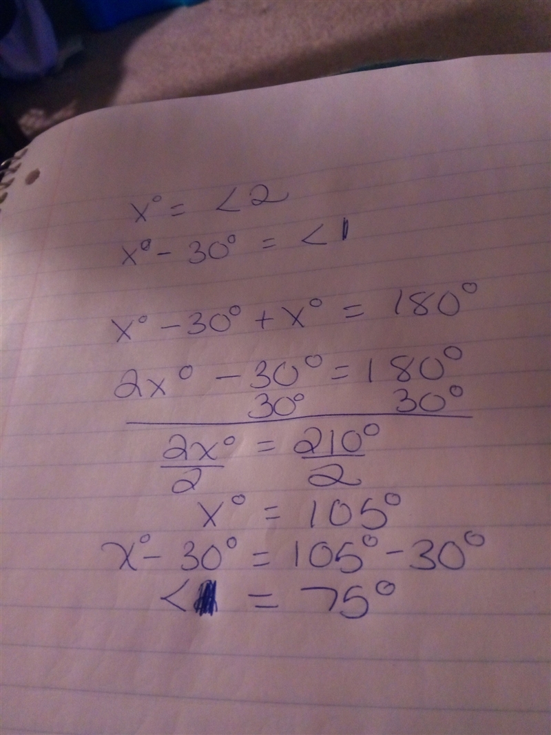 If angle 1 and angle 2 are supplementary angles. Angle 1 has a measure of 30 degrees-example-1