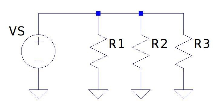 What is the total resistance of a parallel circuit that has three loads? Load one-example-1