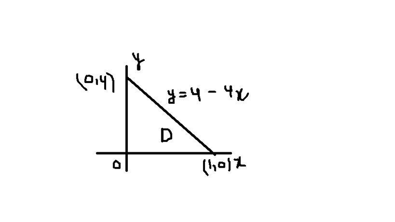 Find the mass of the triangle with vertices (1; 0; 0), (0; 2; 0), (0; 1; 1) if the-example-1