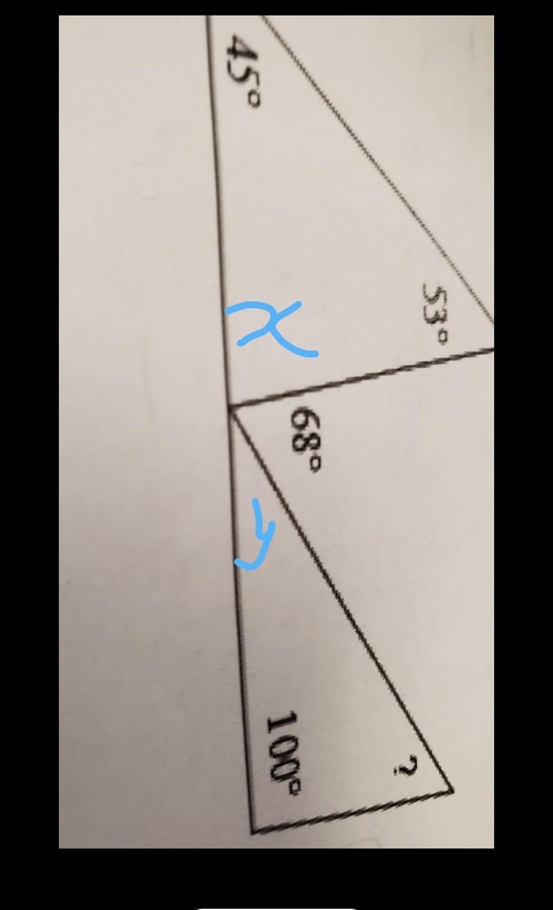 Find the measure of the angle indicated by the ?​-example-1