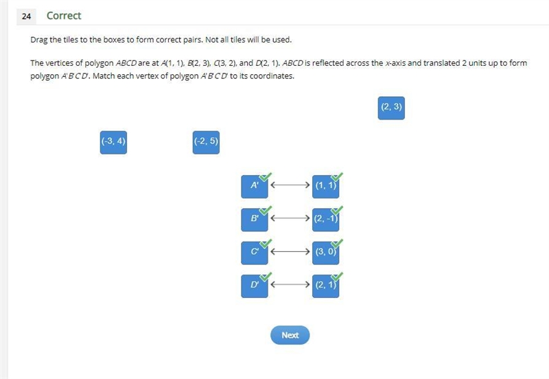 Drag the tiles to the boxes to form correct pairs. Not all tiles will be used. The-example-1