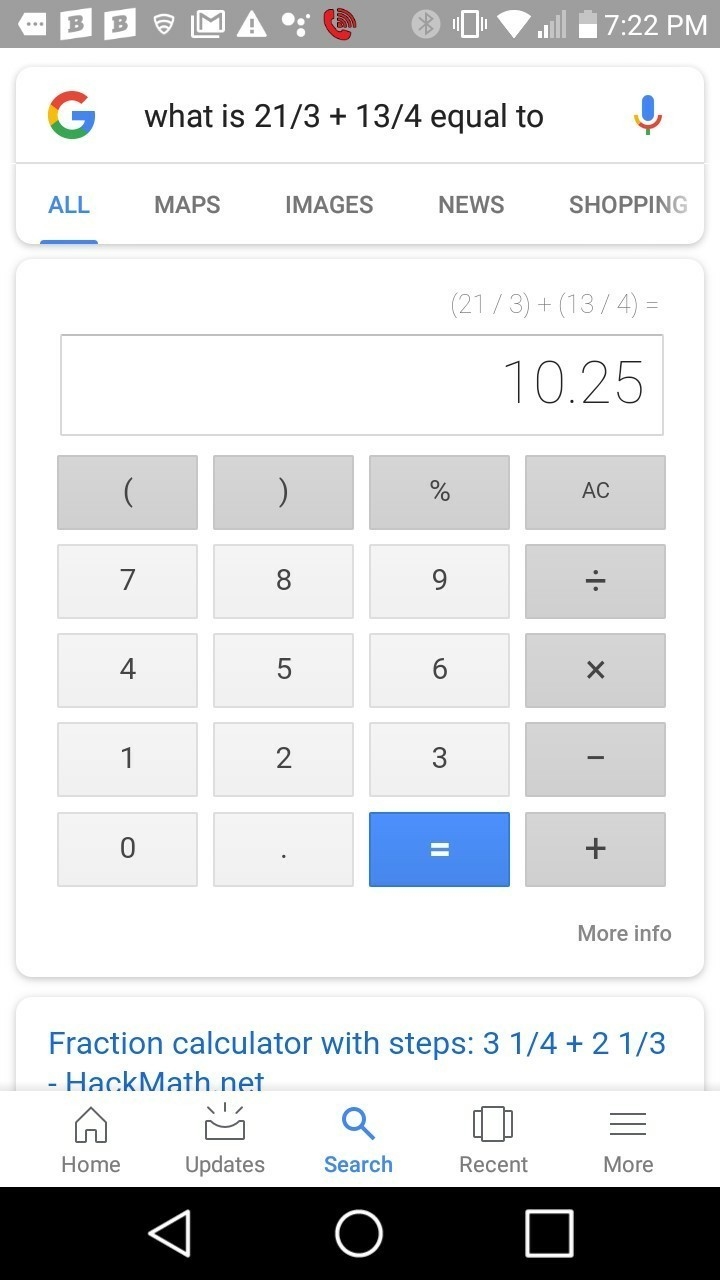 What is 2 1/3 + 1 3/4 equal to?-example-1