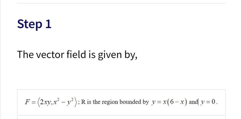 Consider the following region R and the vector field Bold Upper F. a. Compute the-example-1