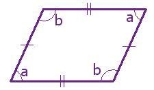 How many sides does a parallelogram have? OA) 2 OB) 4 OD 6-example-1