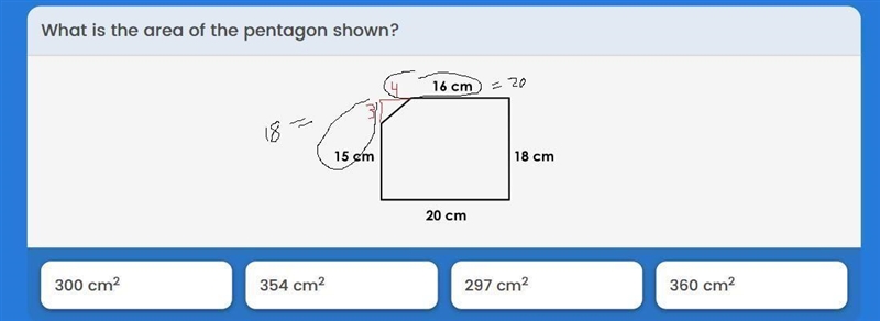 In need of help for pentagon area-example-1