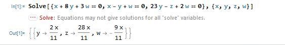 Use a software program or a graphing utility to solve the system of linear equations-example-1