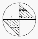 PLEASE HELP! Find the combined area of the triangles. Click on the answer until the-example-1