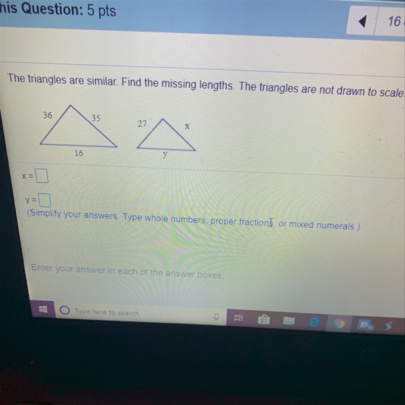 Please figure the missing lengths.-example-1