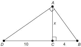 What is the value of x?. Round to the nearest tenth, if necessary. x = 6 x = 6.3 x-example-1