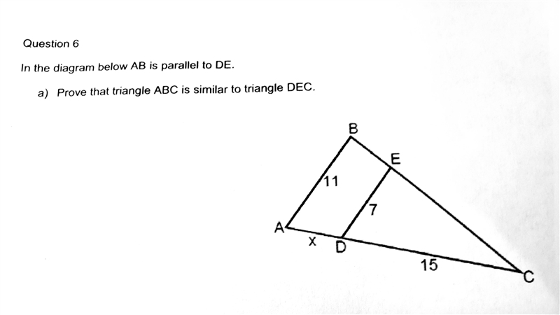 HOW TO PROVE THAT THE TRIANGLES ARE SIMILAR? PLEASE GIVE AN EXPLANATION WITH YOUR-example-1