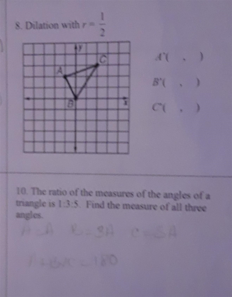 Help please problem 8 and fix problem 10​-example-1