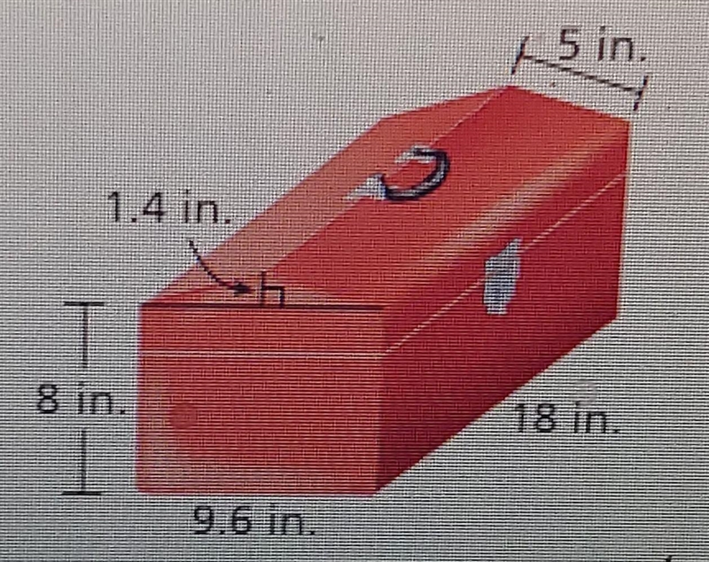 Find the surface area of the tool box. Round your answer to the nearest tenth and-example-1