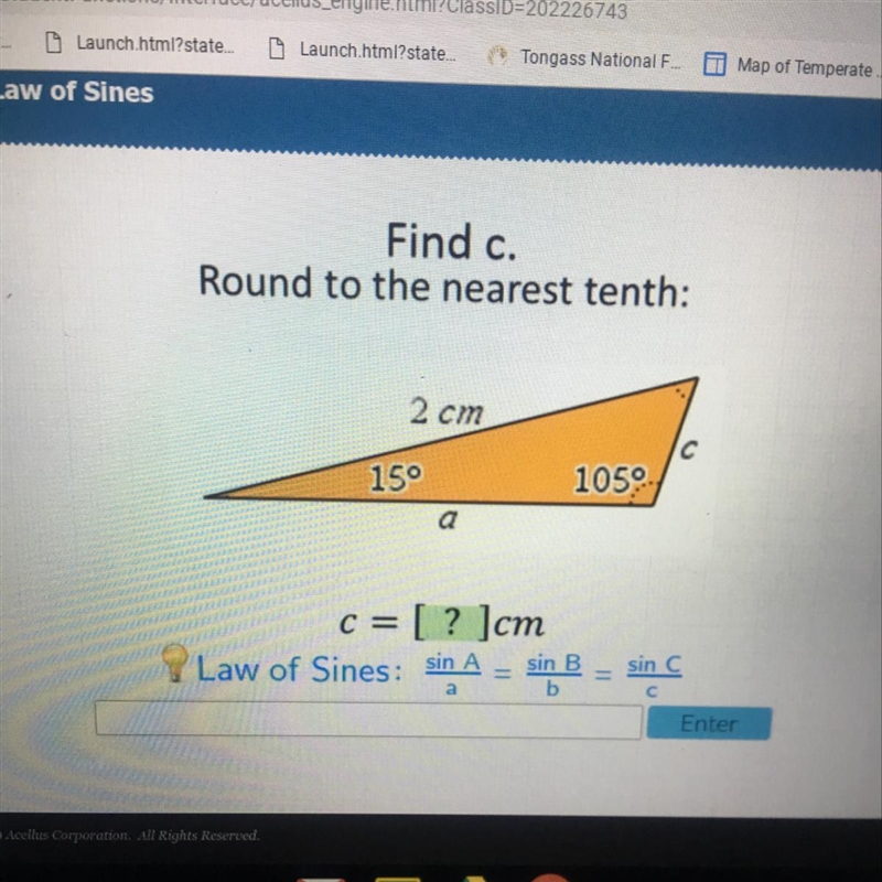 Law of sines. Someone please explain to me how to do this-example-1