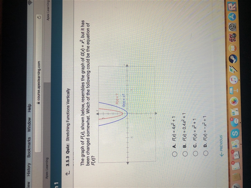 The graph of f(x) shown below resembles the graph of g(x)=2 but it has been changed-example-1