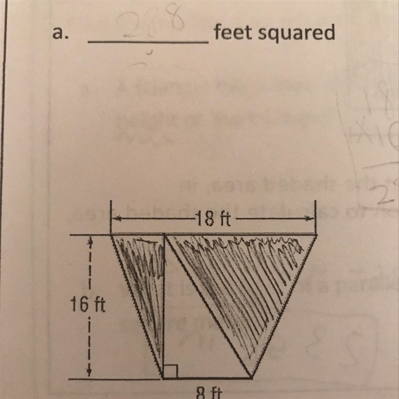 What is the area of the shaded region?-example-1